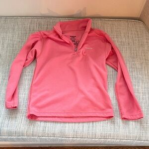 Patagonia Coral Pink Half-Zip Fleece Pullover